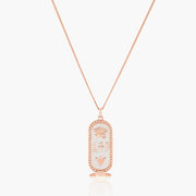 cartouche hieroglyphs necklace-