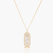 cartouche hieroglyphs necklace-