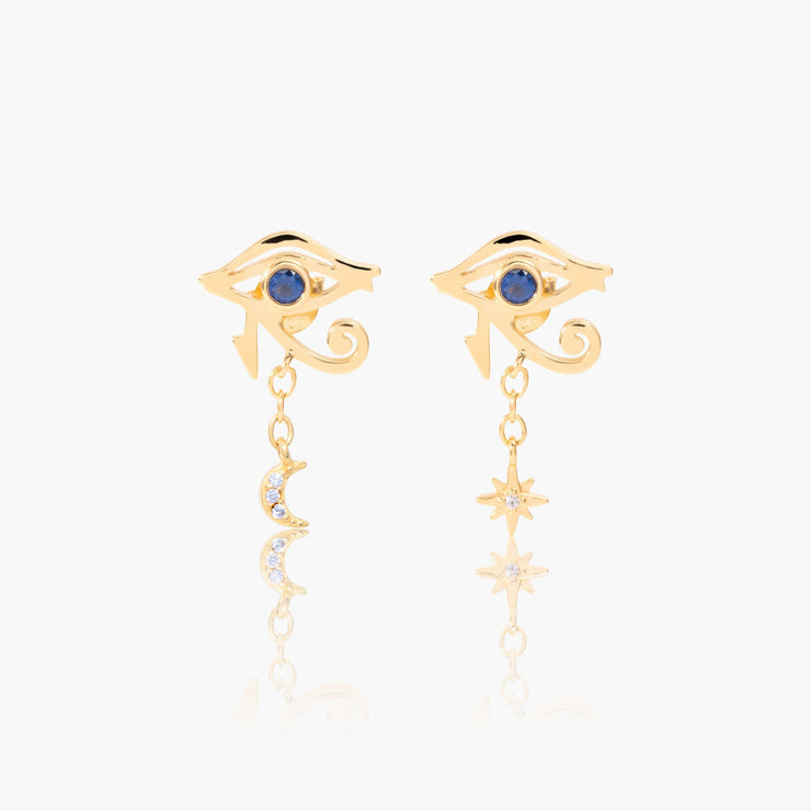 eye of horus earrings-